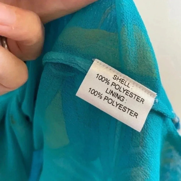 Odeon Vintage Mature Beaded Sequin Flowy Top - Picture 5 of 8